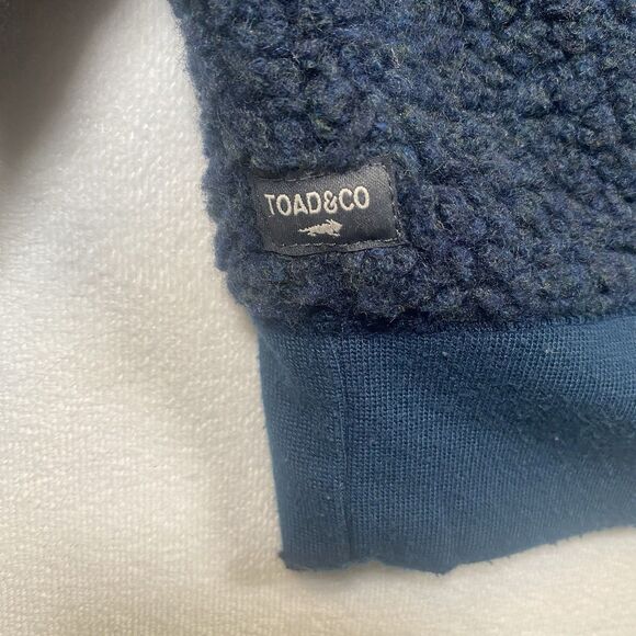 Toad & Co Men’s Telluride Sherpa Hoodie – Blue, Size L - Picture 11 of 14